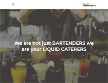 Tablet Screenshot of coupleofbartenders.com